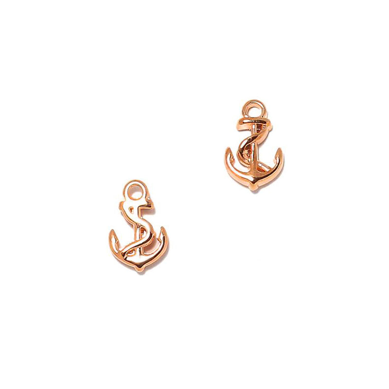 Anchor / Rose Gold Nail Art Decoration - Anchor / Rose Gold