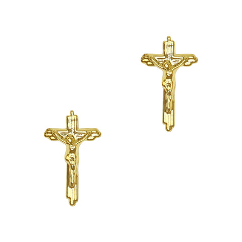 Crucifix Cross / Gold Nail Art Jewelry Charm Decor