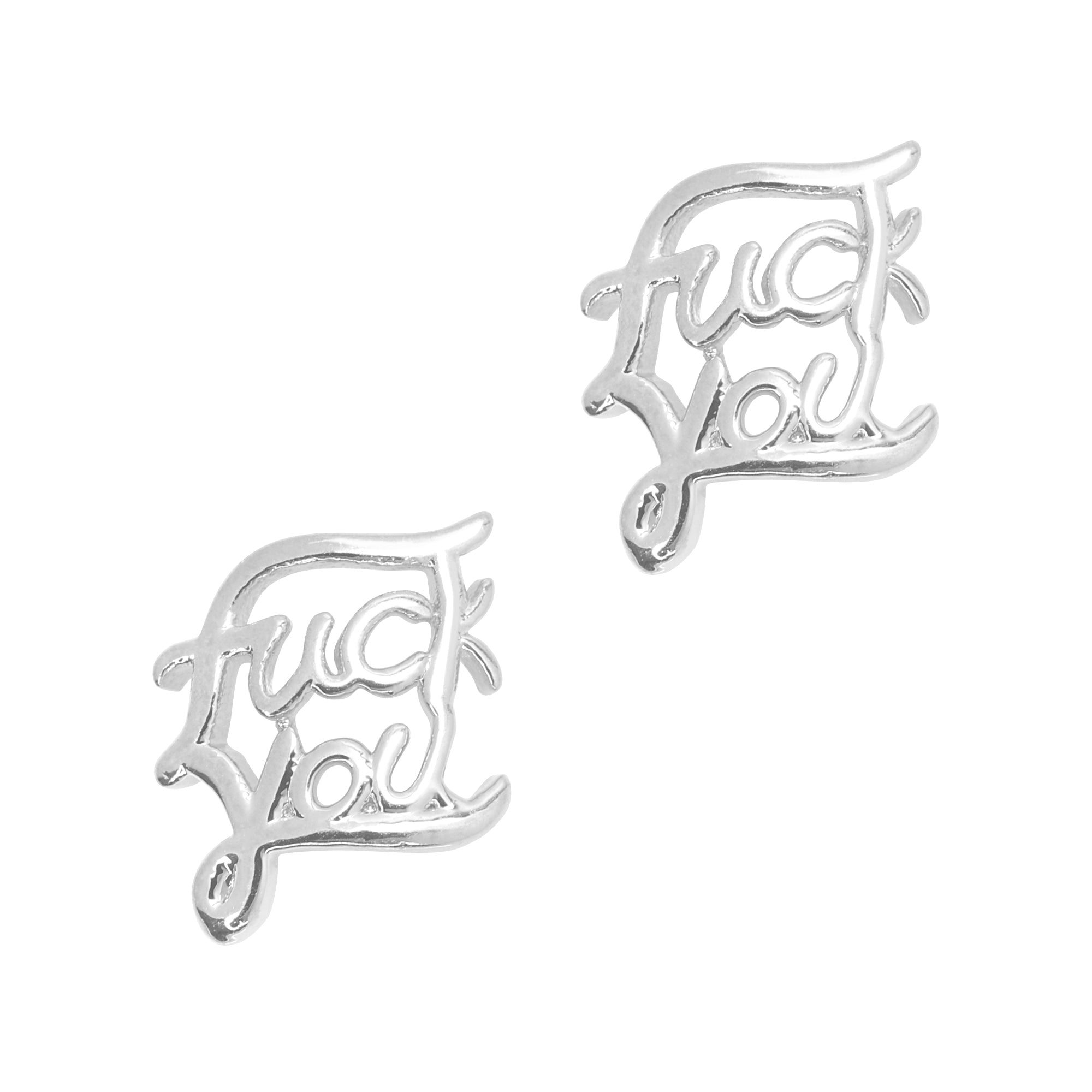 Retro Charms / F^ck You / Silver Daily Charme Nail Art | Retro Charms / F^ck You / Silver