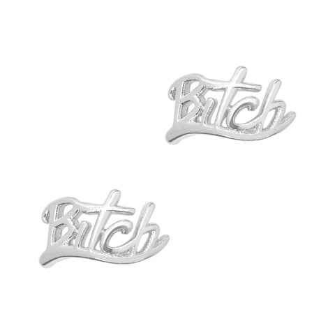Daily Charme Nail Art | Retro Charms / Bitch / Silver