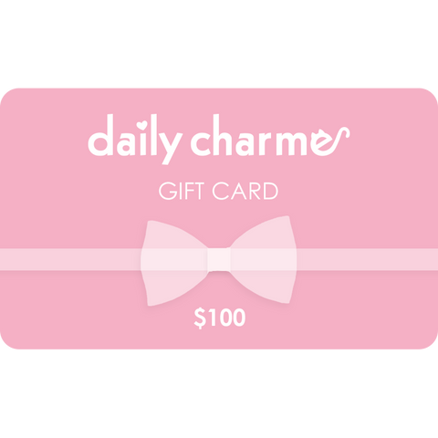 Daily Charme Gift Card $10 $25 $50 $100 Value - Nail Art Supply Charms Jewelry