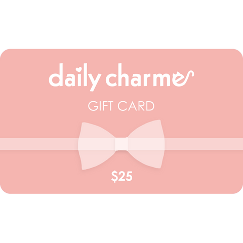 Daily Charme Gift Card $25 Value - Nail Art Supply Charms Jewelry