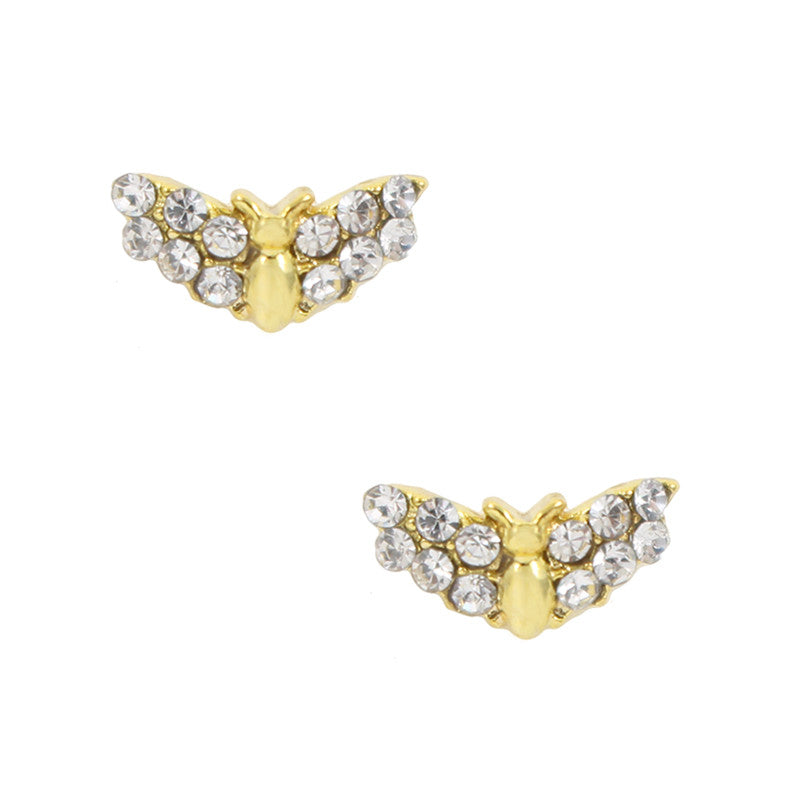 Bat / Gold Daily Charm Halloween Nail Charms Nail Jewelry Decoration Bat / Gold