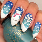 Nail Charm 3D Art Jewelry Christmas Holiday Snowflake / Silver