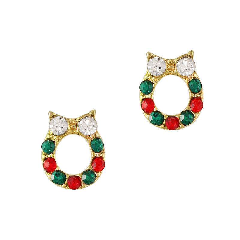 Holiday Wreath Nail Art Decoration - Holiday Wreath