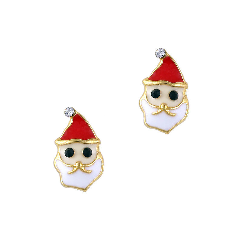 Santa Claus Christmas Nail Art Charm Santa Claus Rhinestone Crystal Jewelry