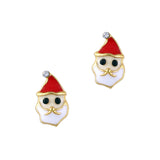 Christmas Nail Art Charm Santa Claus Rhinestone Crystal Jewelry 