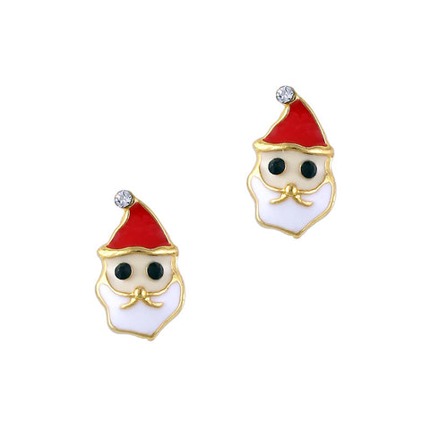 Christmas Nail Art Charm Santa Claus Rhinestone Crystal Jewelry