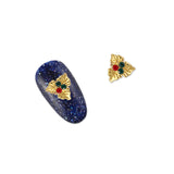 Christmas Nail Art Charm Holiday Holly Rhinestone Crystal Jewelry