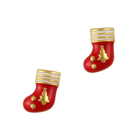 Christmas Nail Art Charm Christmas Stockings Rhinestone Crystal Jewelry