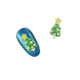 Christmas Nail Art Charm Silver Christmas Tree No. 3  Rhinestone Crystal Jewelry