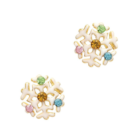 3D Winter Holiday Nails Frosty Snowflake