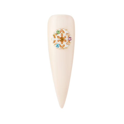 Frosty Snowflake 3D Winter Holiday Nails