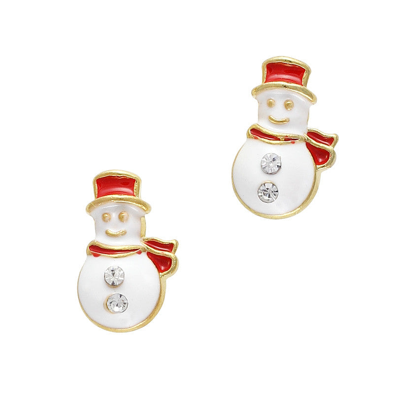 Cute Snowman Christmas Holiday Nail Art Charm