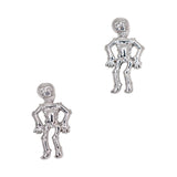 Mr. Skeleton / Silver Halloween Nail Charms Decor
