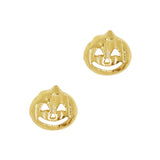 Halloween Pumpkin / Gold Jack O Lantern Nail Art Charm Jewelry