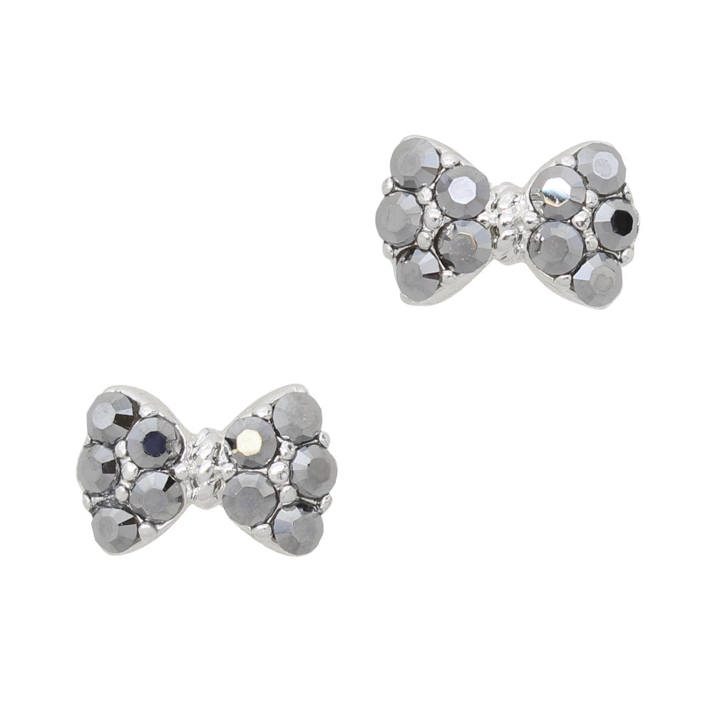 Princess Bow / Swarovski Charm / Silver / Light Chrome Princess Bow / Swarovski Charm / Silver / Light Chrome