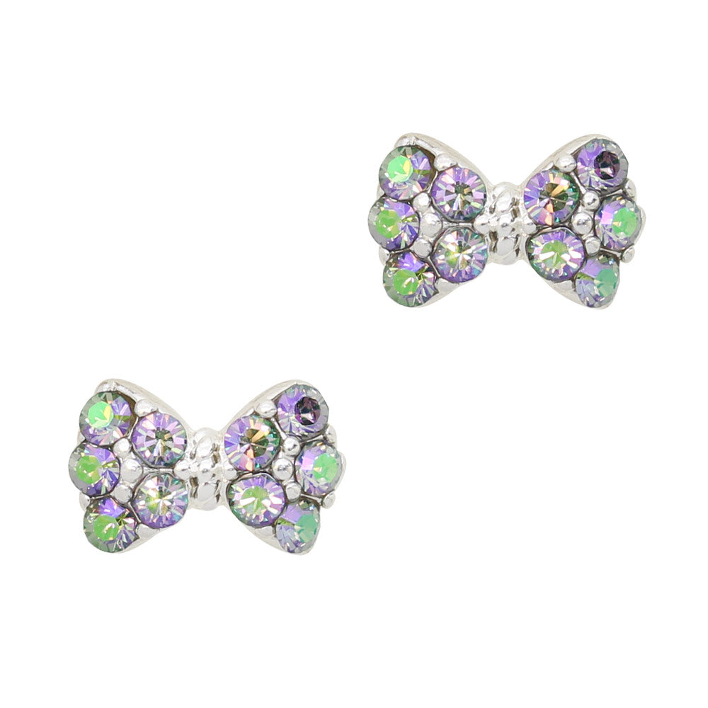 Princess Bow / Swarovski Charm / Silver / Paradise Shine Princess Bow / Swarovski Charm / Silver / Paradise Shine Nail Art