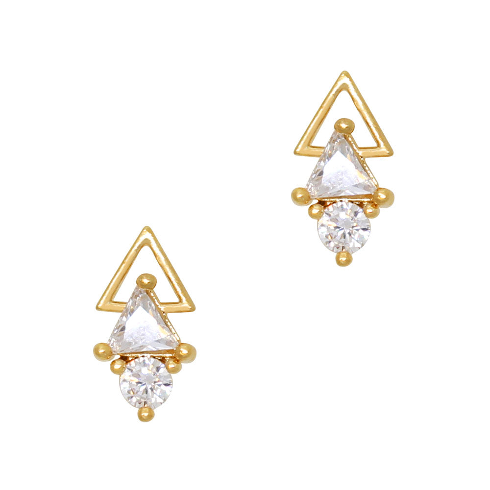 Gatsby Art Deco Arrow   / Zircon Charm / Gold Daily Charme Nail Art Charms Gatsby Art Deco Arrow / Zircon Charm / Gold