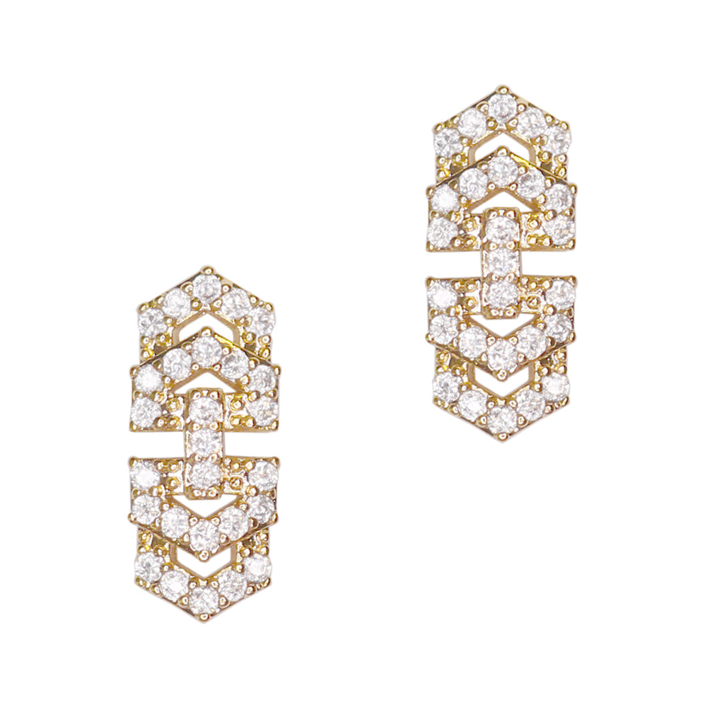 Bedazzled Chain / Zircon Charm / Gold Bedazzled Chain / Zircon Charm Gold for Nail Art