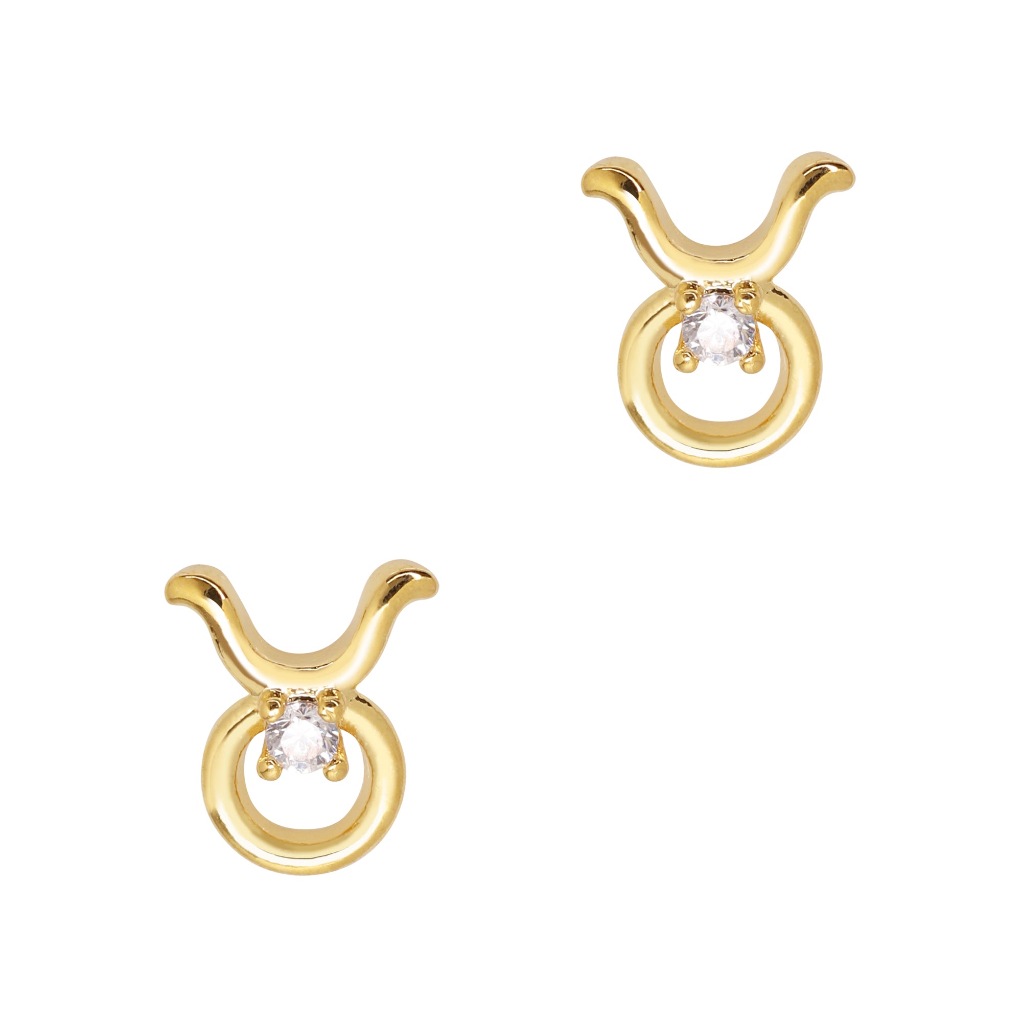 Taurus / Zodiac Sign Zircon Charm / Gold Nail Design Trendy Horoscope Constellation