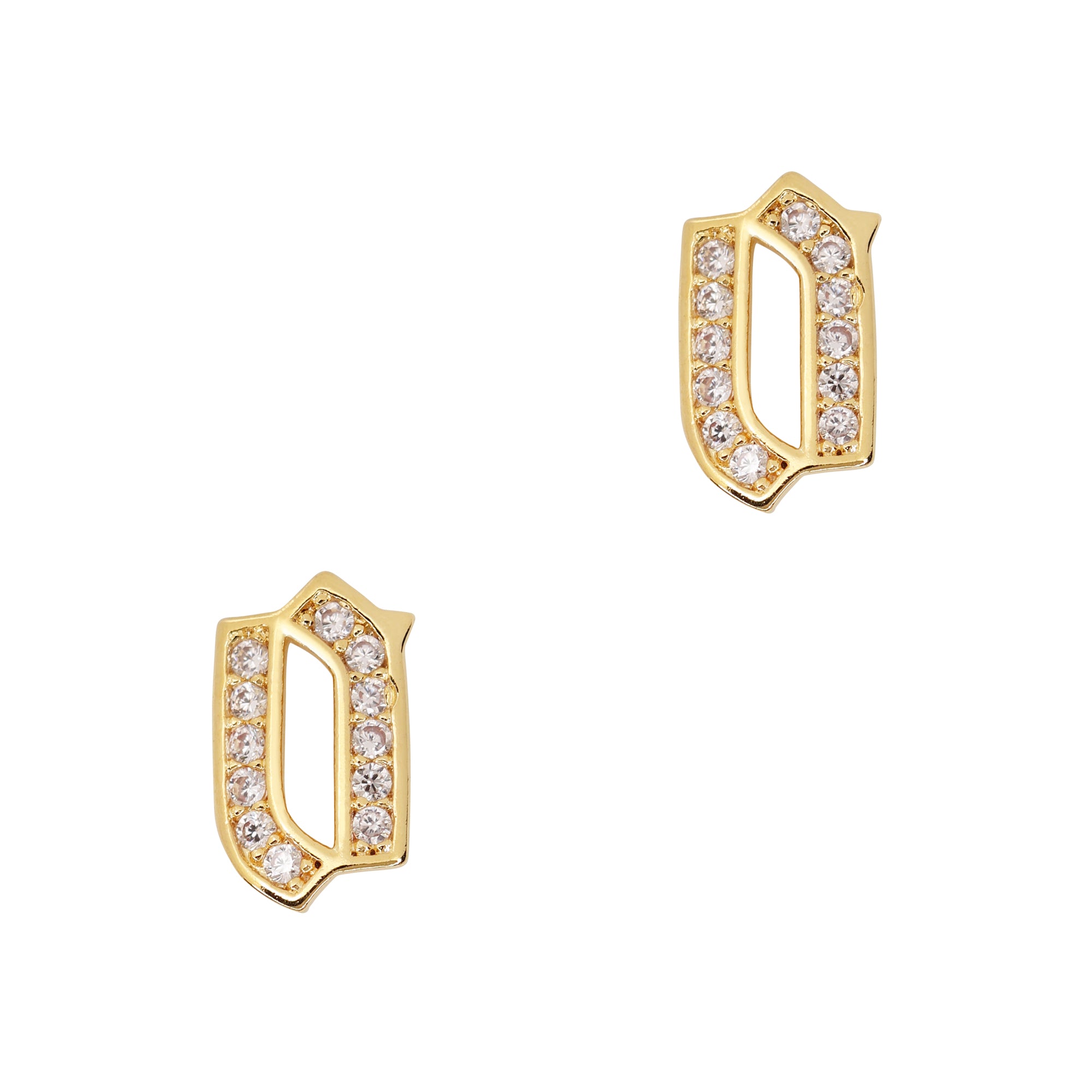 Number 0 / Zircon Charm / Gold Number 0 / Zircon Charm / Gold