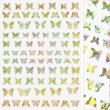 Holographic Butterfly Nail Art Sticker / Flutter / Gold Spring Manicure