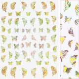 Holographic Butterfly Nail Art Sticker / Wings / Gold