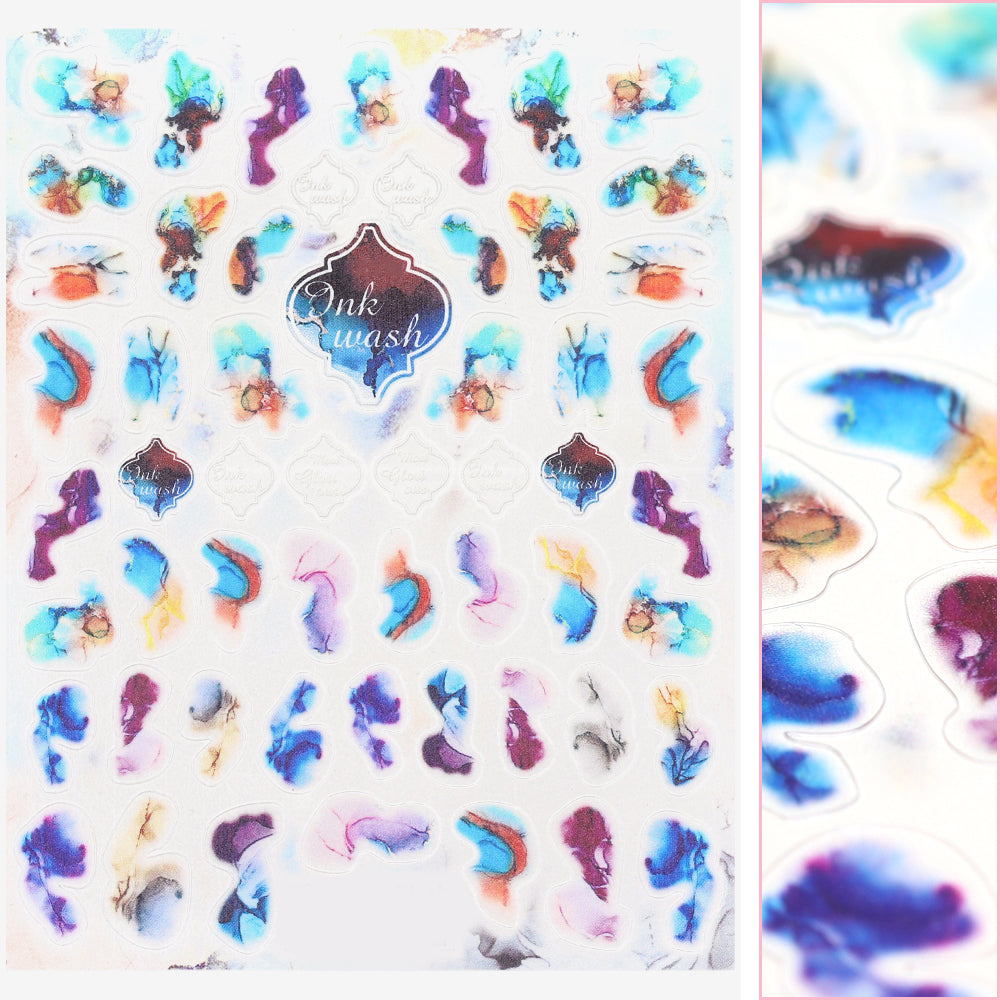Marble Nail Art Sticker / Ink Wash Marble Marble Nail Art Sticker / Ink Wash Marble