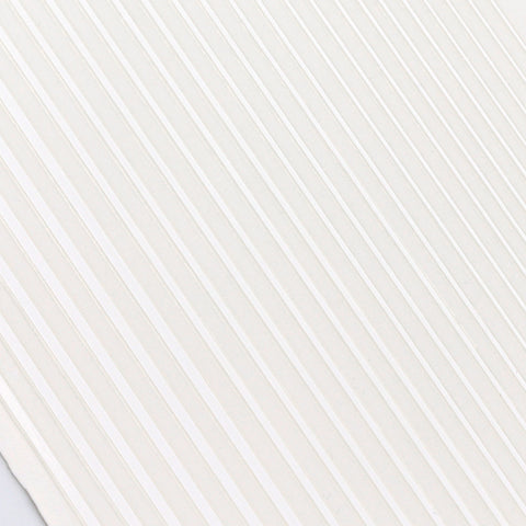 Daily Charme Thin Lines Nail Art Sticker / White Geometric Stripes
