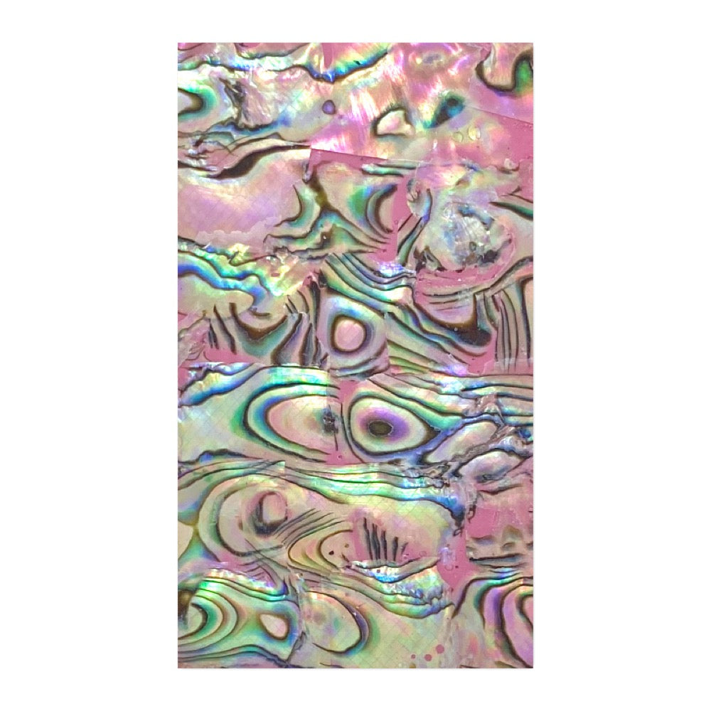 Natural Shell Sheet Sticker / Pink Paua Natural Shell Sheet Sticker / Pink Paua | Summer Ocean Nail Art