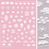 Premium 3D Embossed Nail Art Sticker / Bohemian Lace