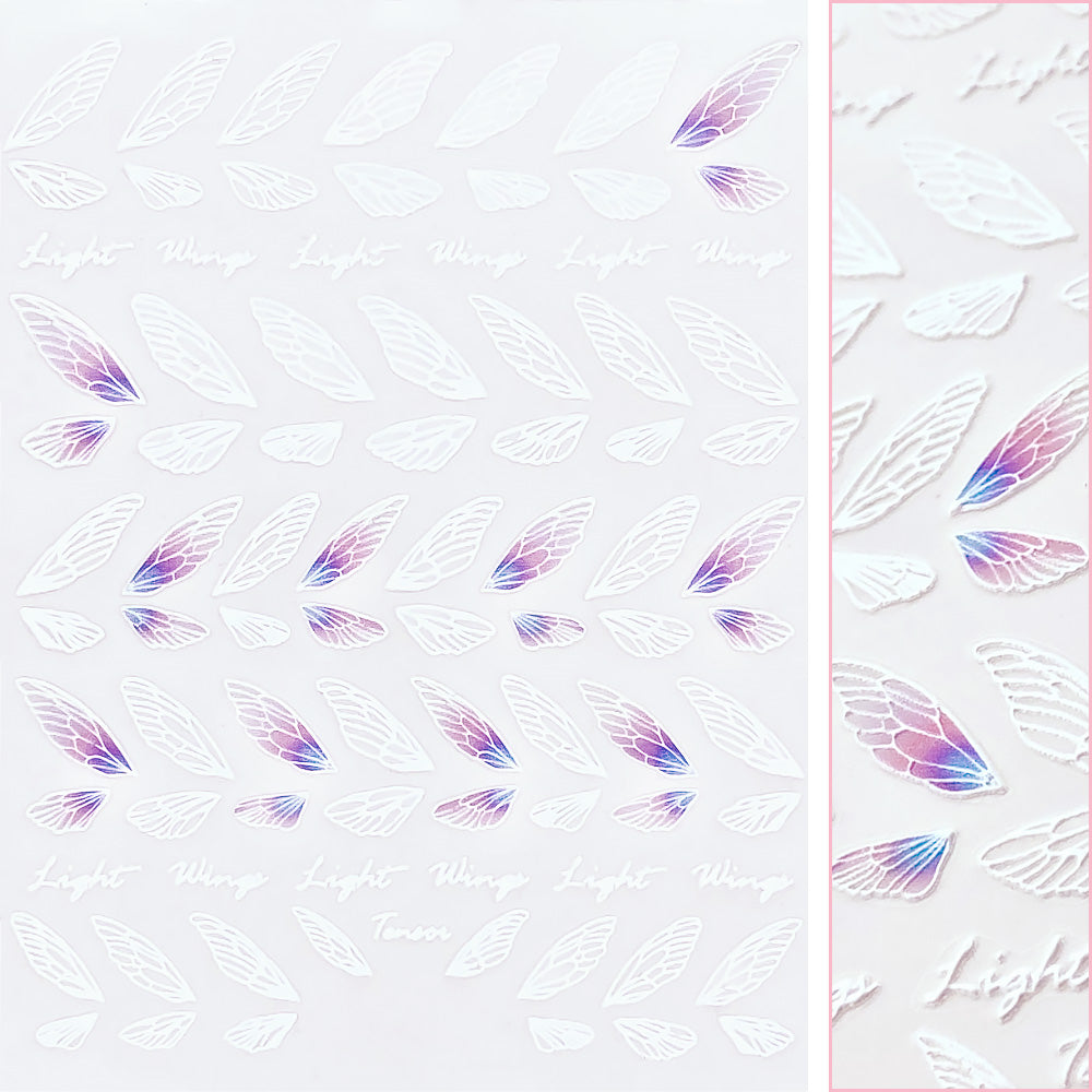 3D Embossed Nail Art Sticker / Pixie Wings Premium 3D Embossed Nail Art Sticker / Pixie Wings