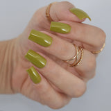 Charme Gel Polish / 709 Vineyard Muted Matcha Green Nail Polish