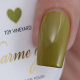 Charme Gel Polish / 709 Vineyard Muted Matcha Green Nail Polish