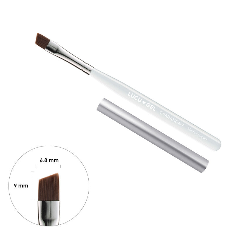 Lucu Gel Brush / Gradation 9 Daily Charme Japanese Nail Art Tools Lucu Gel Brush / Gradation 9