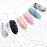 Daily Charme Blooming Gel Nail Art Watercolor Effect Samples Marble Flowers Roses