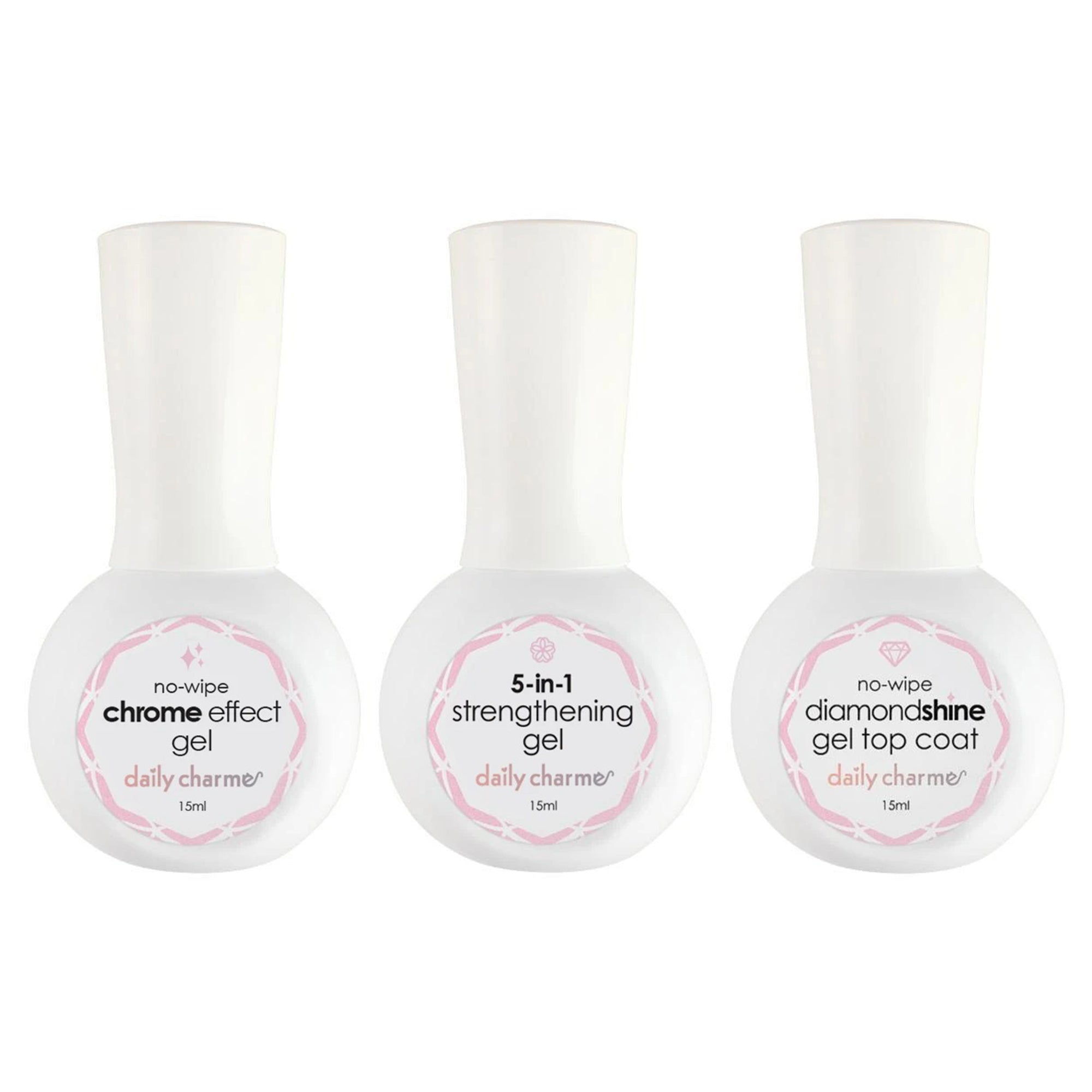 Daily Charme Chrome Nail Gel Kit | Gel Nail Art Bundle Deal