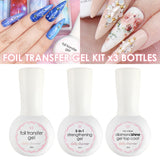 Daily Charme Foil Transfer Gel Kit | Gel Nail Art Bundle Deal