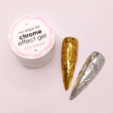 Daily Charme 3D Chrome Effect Gel | Clear No-Wipe Gel for Chrome Nail Art