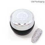 Charme Gel Art Paint Glittery Silver Potted Nail Art Gel Polish