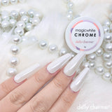 Magic White Chrome Powder Pearlescent Nail Art Daily Charme