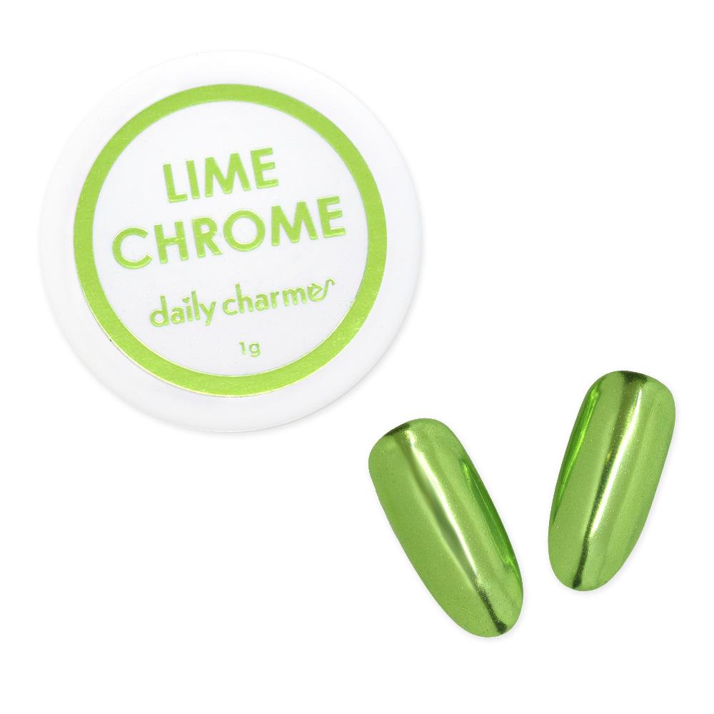 Mirror Lime Chrome Powder Mirror Lime Chrome Powder Best Nail Art Supplies Green