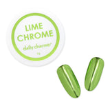 Mirror Lime Chrome Powder Best Nail Art Supplies Green