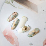Daily Charme Metallic Watercolor Nail Art Palette / 20 Colors