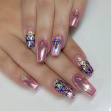 Daily Charme Mirror Chrome Magic Powder Pink Chrome Nail Art