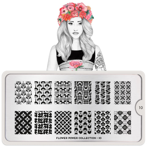 Moyou London Flower Power 10 - Textile Floral Prints Palettes Large