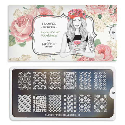 Moyou London Flower Power 10 - Textile Floral Prints Palettes Large