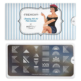 Daily Charme Moyou London Nail Art Stamping Plate / Frenchy 13