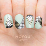 Daily Charme Moyou London Nail Art Stamping Plate / Frenchy 13